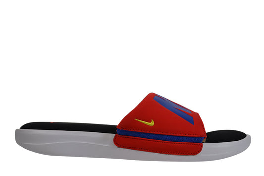 NIKE ULTRA COMFORT 3 SLIDE "Black/Racer blue-red"