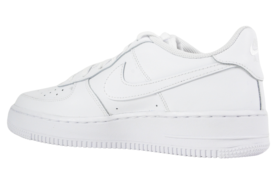 NIKE AIR FORCE 1 (GS) "WHITE/WHITE" by Air Force