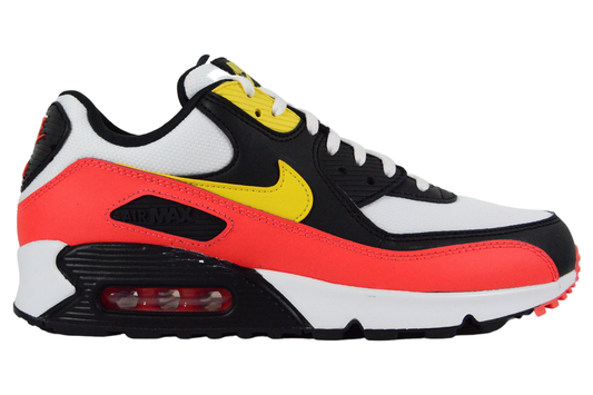 NIKE AIR MAX 90 ESSENTIAL "WHITE / CHROME YELLOW / BRIGHT CRIMSON" by Air Max
