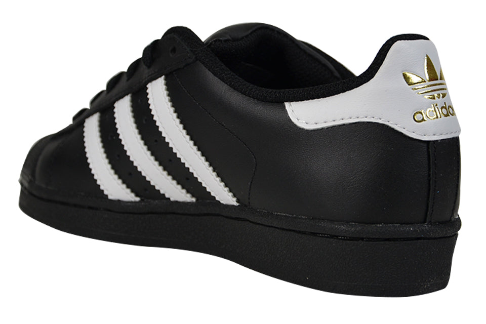 ADIDAS SUPERSTAR JUNIOR "Core Black/Cloud White/Metallic Gold"