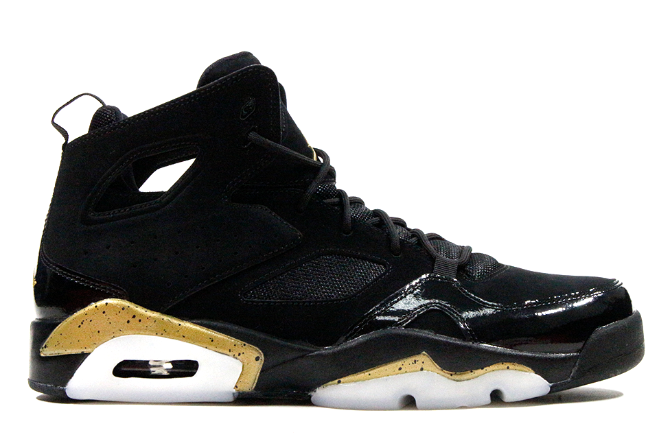 Air jordan flight club 91 black and gold best sale