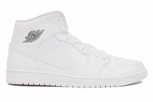 Air Â Jordan 1 Mid Â "White/White"