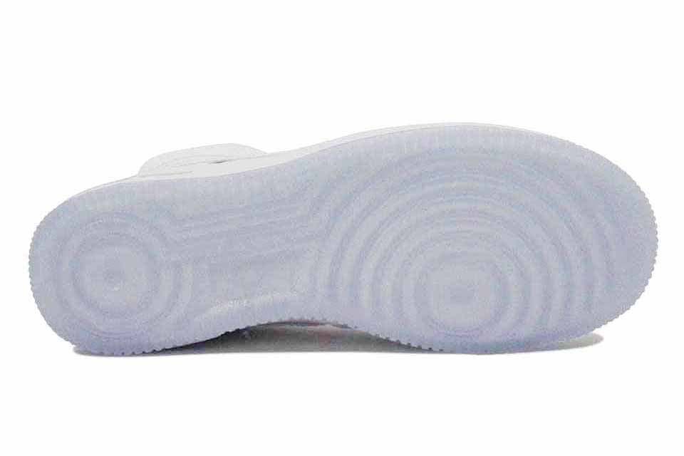 Nike Women's Air Force 1 HI Premium "White/Blue Gum Bottom" by Nike Air Force 1