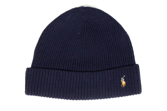 Polo RALPH LAUREN SIGNATURE PONY WOOL BLEND HAT "Navy Blue"