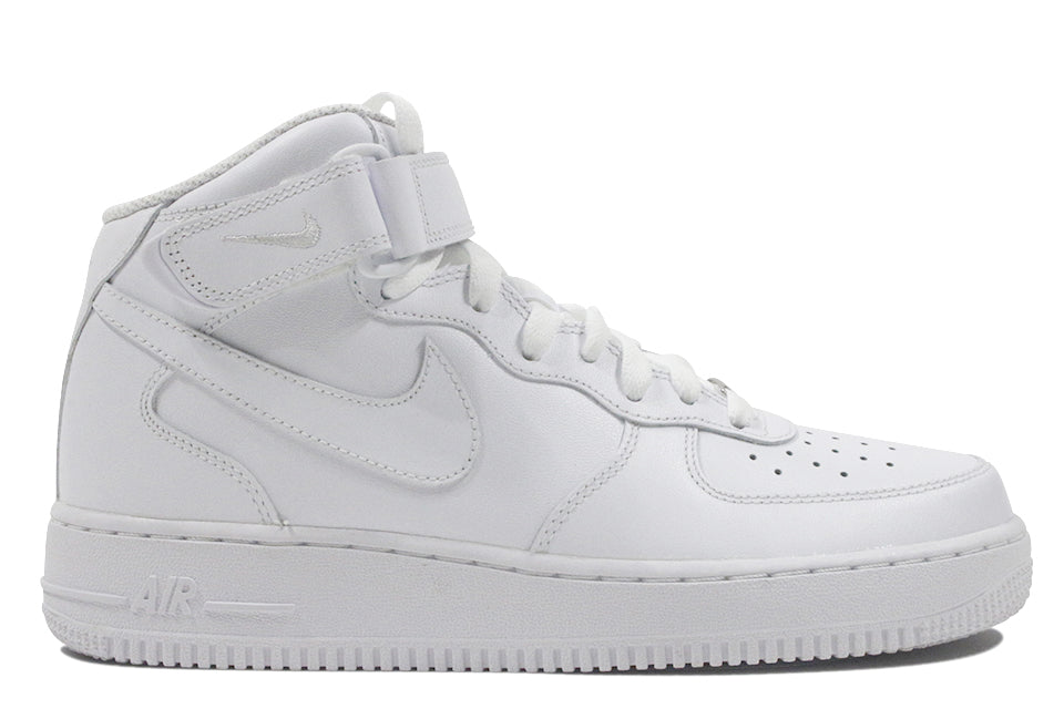 NIKE AIR FORCE 1 07 MID (WMNS) "White/White" by Nike Air Force 1