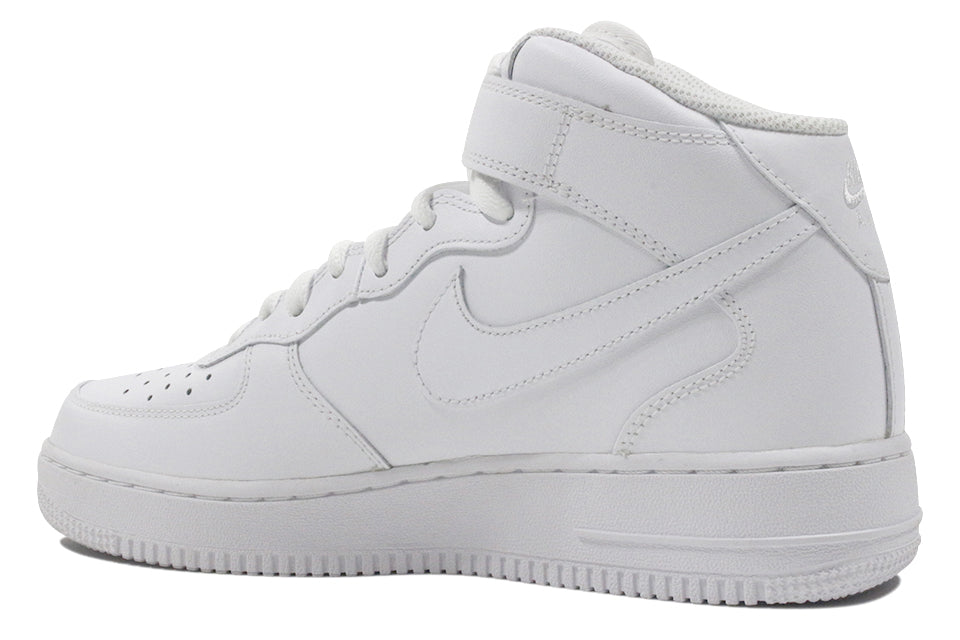 NIKE AIR FORCE 1 07 MID (WMNS) "White/White" by Nike Air Force 1
