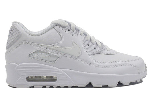 NIKE AIR MAX 90 LTR GS "White/White" by Nike Air Max