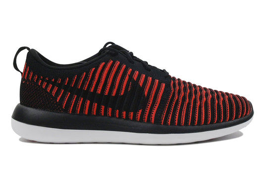 NIKE ROSHE 2 FLYKNIT "Black/Bright Crimson"