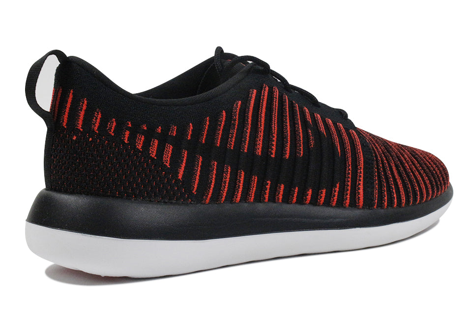NIKE ROSHE 2 FLYKNIT "Black/Bright Crimson"