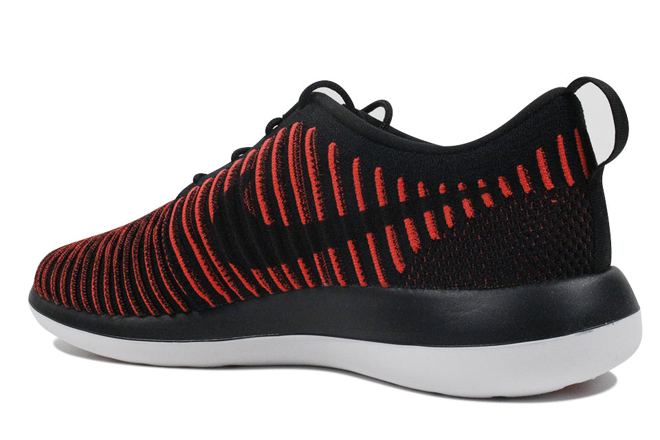 NIKE ROSHE 2 FLYKNIT "Black/Bright Crimson"