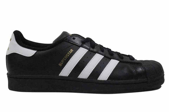 ADIDAS SUPERSTAR "Core Black/Cloud White/Gold Metallic"