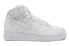 Nike Air Force 1 Mid (GS) "White/White"