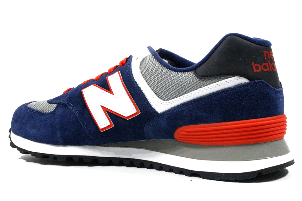 New Balance Classic Navy Blue Red GlobalNYkicks