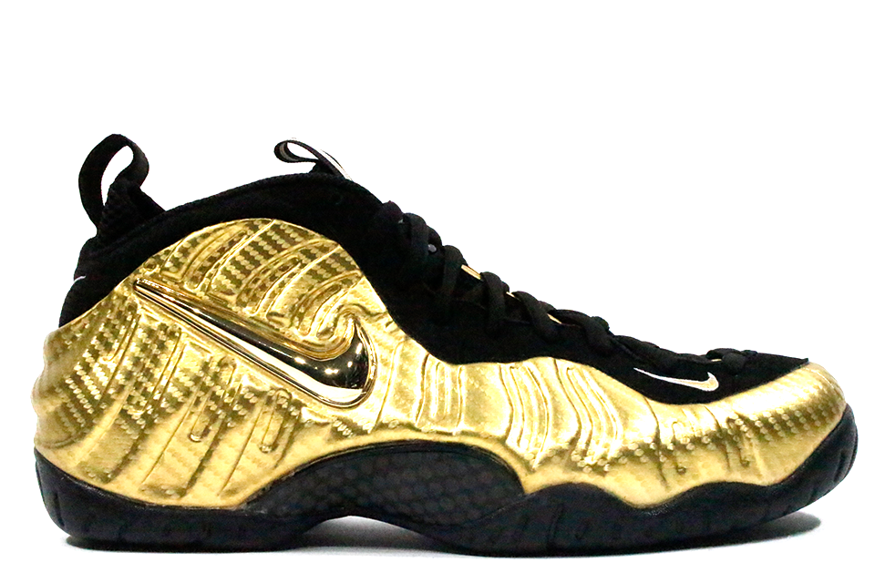 Nike Air Foamposite Pro Metallic Gold GlobalNYkicks