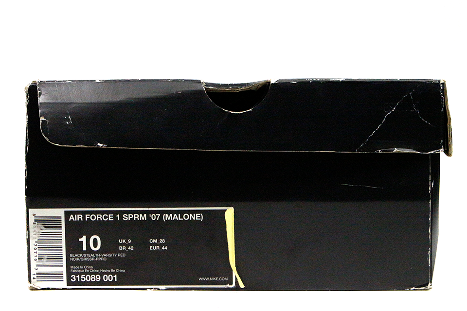 Nike Air Force 1 SPRM '07 (Malone) "Stealth-Varisty Red" by Clearance