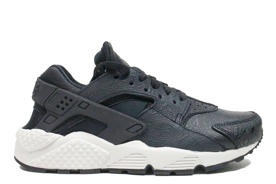 Nike Air Huarache Run Wmns PRM âBlack Black Light Boneâ