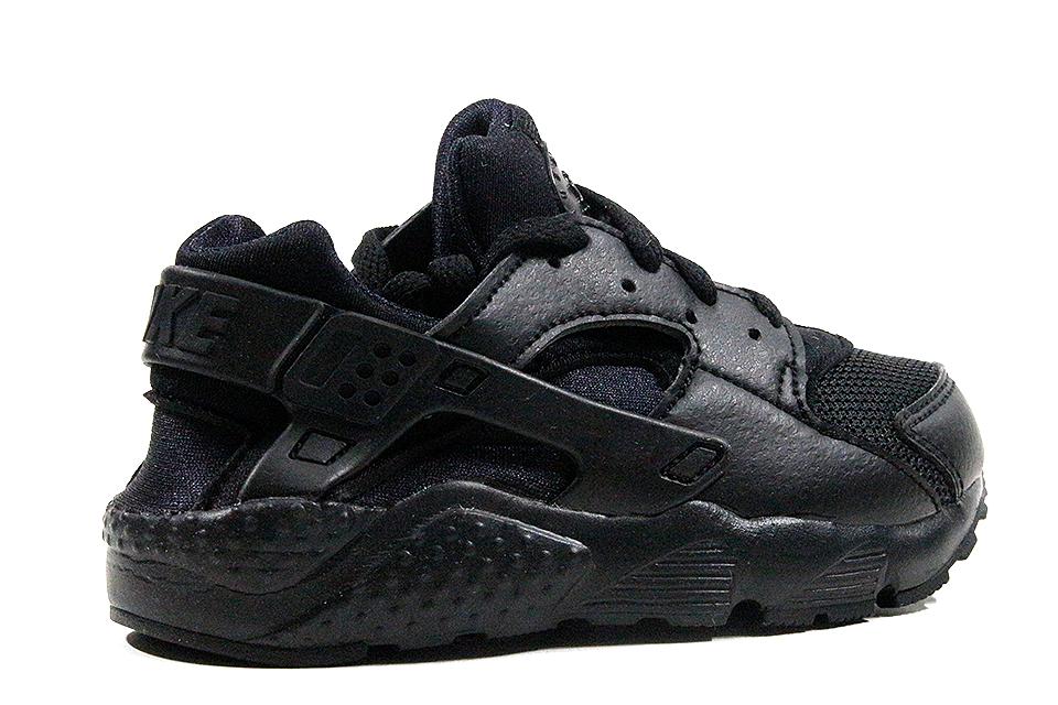 Nike Air Huarache Run "Black/Black" PS by Nike Huarache