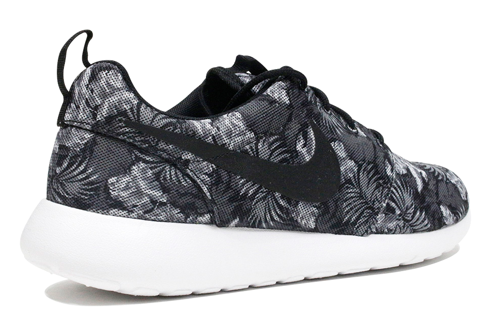 Nike roshe run cool grey black print Clearance
