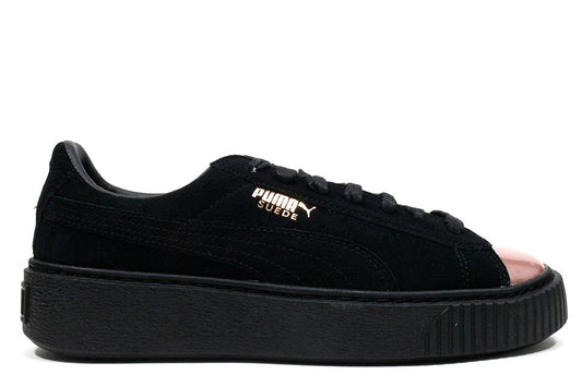 Puma Suede Platform "Rose Gold/Black" Wmns