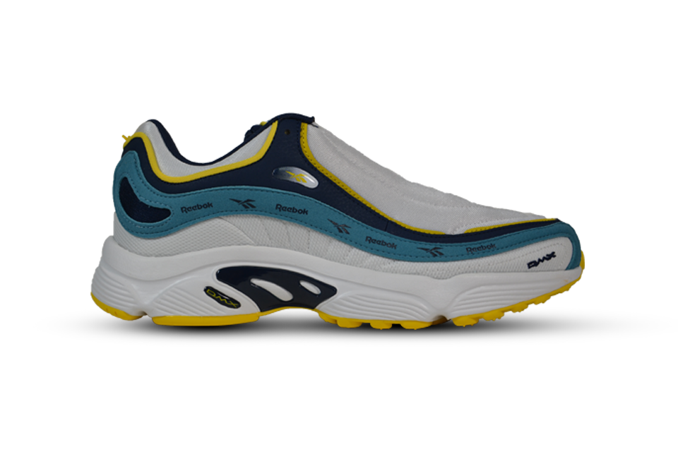 REEBOK DMX DAYTONA VECTOR "White/Navy/Mist/Yellow"