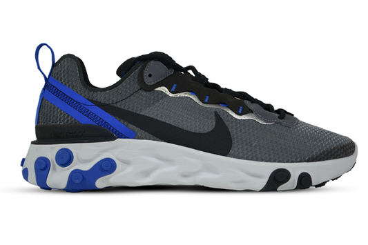 NIKE REACT ELEMENT 55 SE "Black/Racer Blue"